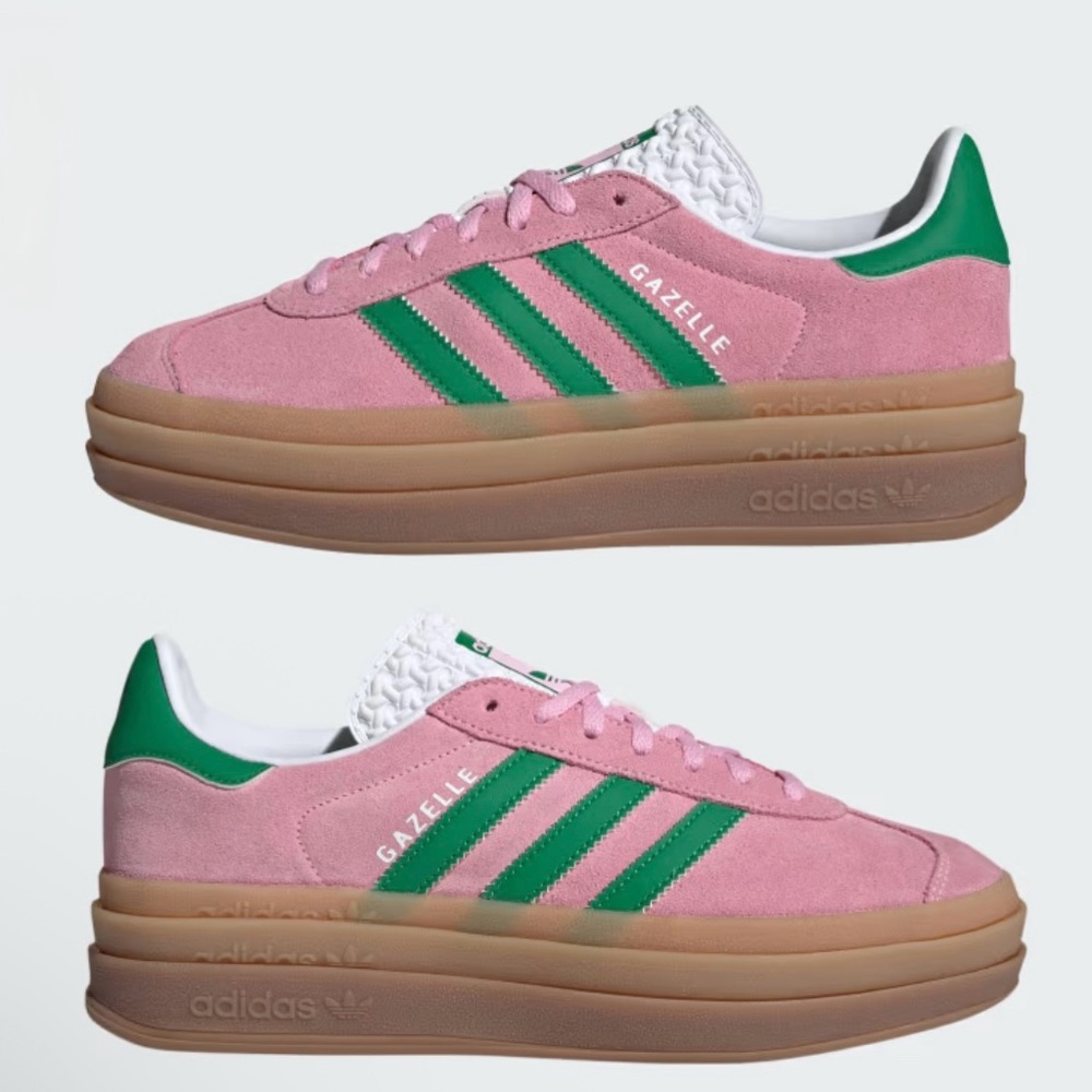 NWT [Adidas] Gazelle Bold Suede Sneakers Tennis Shoes Women’s 5.5 / Men’s 4.5 - Picture 5 of 16